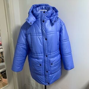 Blue Puffer Coat